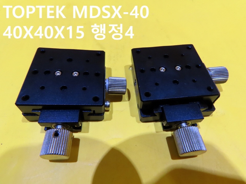 TOPTEK MDSX-40 40X40X15 행정±4 스테이지 중고 대당가격 FA부품 