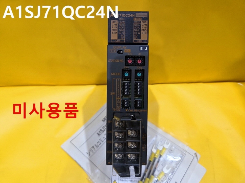 미쓰비시 A1SJ71QC24N 시리얼04 PLC 미사용품