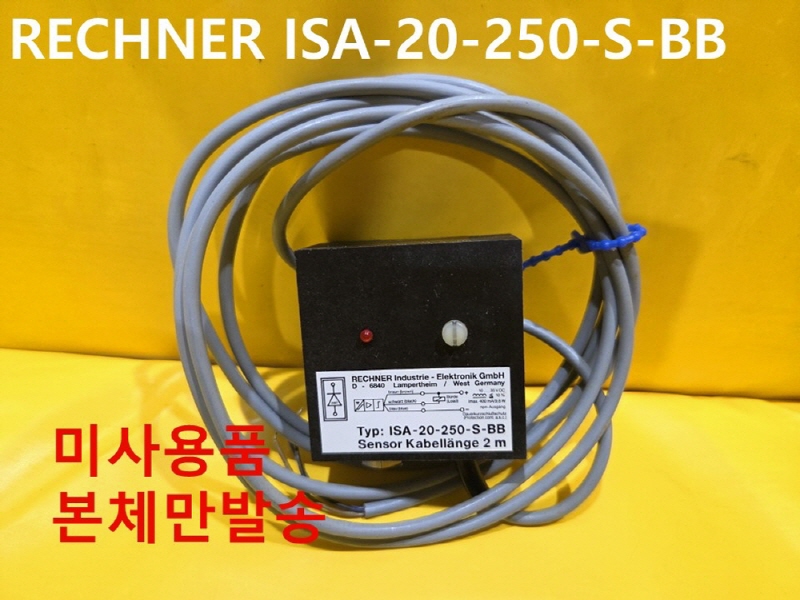 RECHNER ISA-20-250-S-BB 미사용품 센서 자동화부품