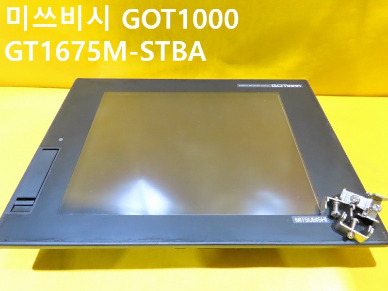 미쓰비시 GOT1000 GT1675M-STBA 중고 터치스크린 자동화부품