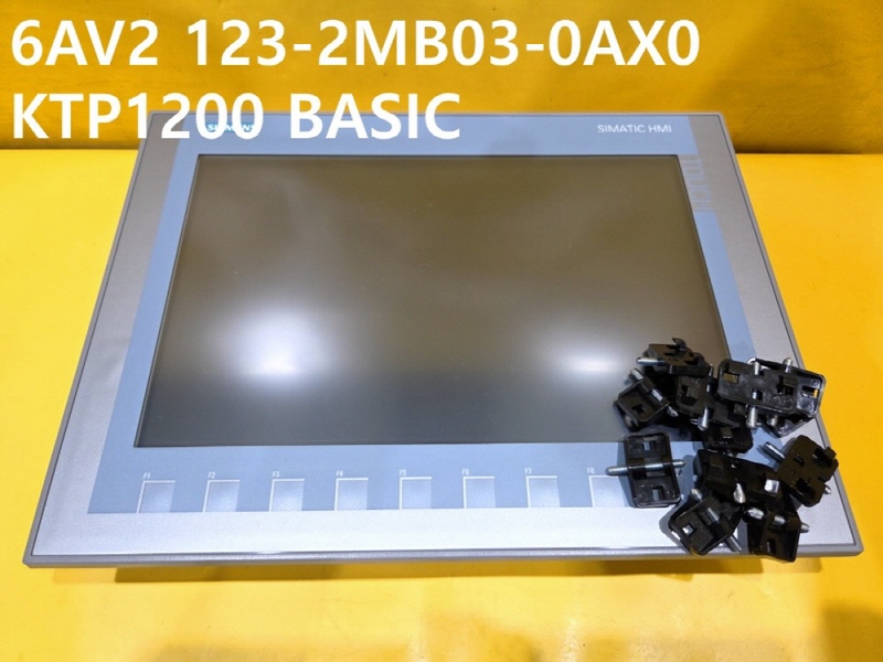 SIEMENS 6AV2123-2MB03-0AX0 KTP1200 BASIC 중고 터치스크린 CNC부품