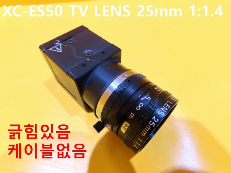SONY XC-ES50 TV LENS 25mm 1:1.4 중고 카메라 산업용부품