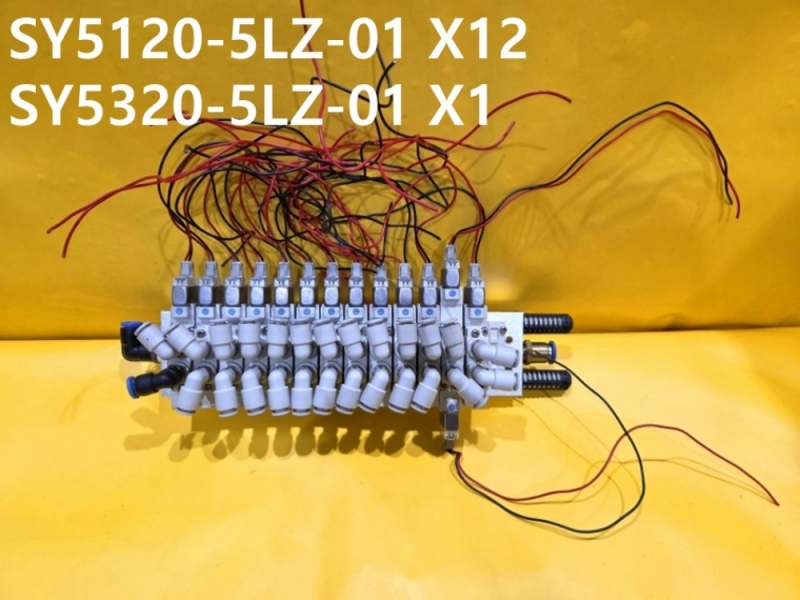 SMC SY5120-5LZ-01 X12 SY5320-5LZ-01 X1 중고 솔레노이드밸브