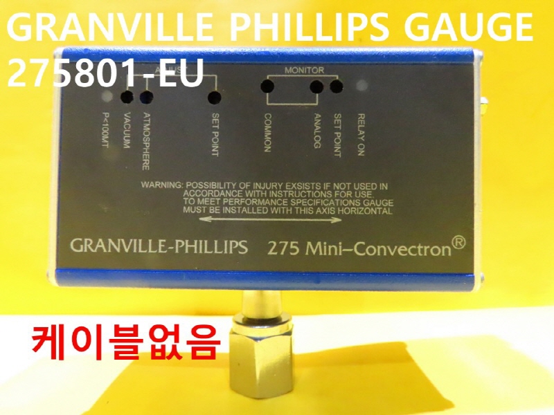 BROOKS GRANVILLE PHILLIPS 275 MINI-CONVECTRON 275801-EU 중고 FA부품
